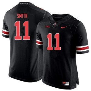 Men's Ohio State Buckeyes #11 Tyreke Smith Black Out Nike NCAA College Football Jersey High Quality HTG5544TG
